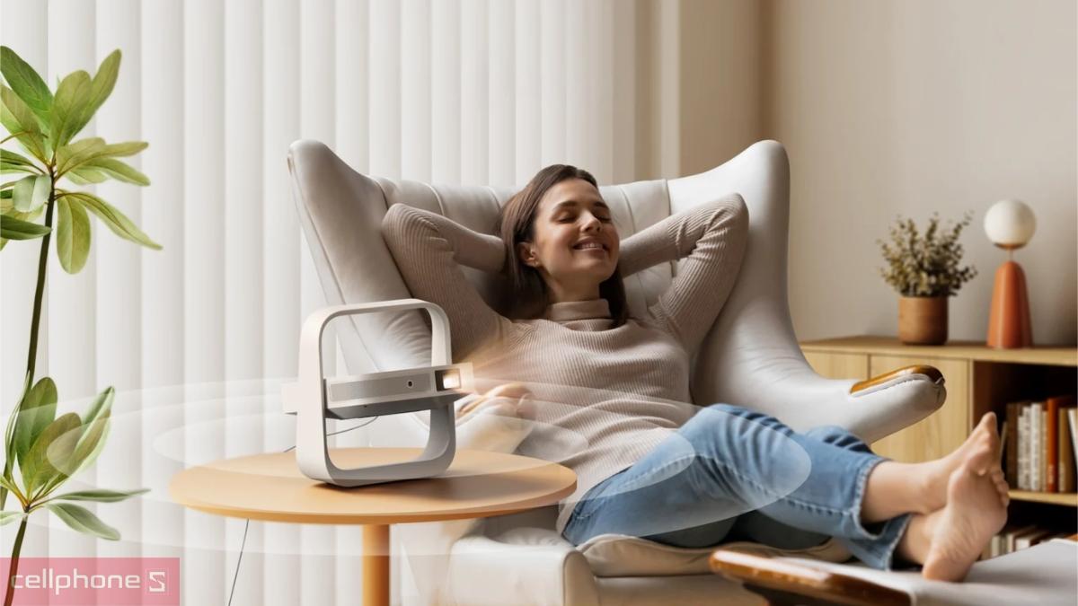Trải nghiệm giải trí đa năng cùng máy chiếu XGIMI Elfin Flip Plus tại nhà