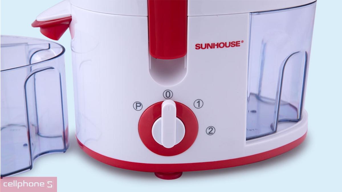 Máy ép trái cây Sunhouse SHD5520 điều khiển tốc độ ép bằng núm xoay cơ học