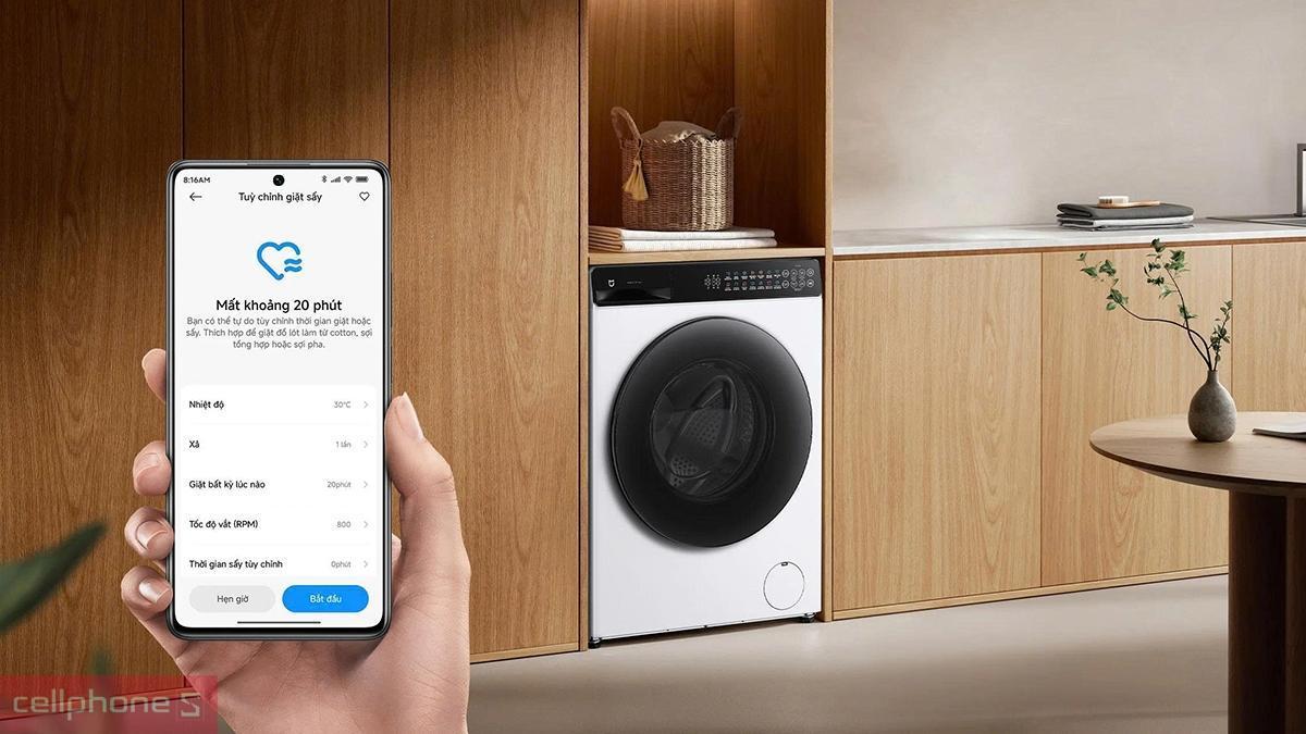 Máy giặt Mijia cửa ngang 9kg 2026 WM090MJA08VN kết nối app