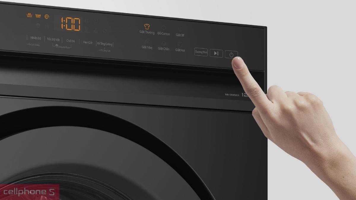 Máy giặt Panasonic cửa ngang 12kg 2026 NA-24VDG1BVT có tính năng tự động ghi nhớ chương trình giặt MySmart Memory
