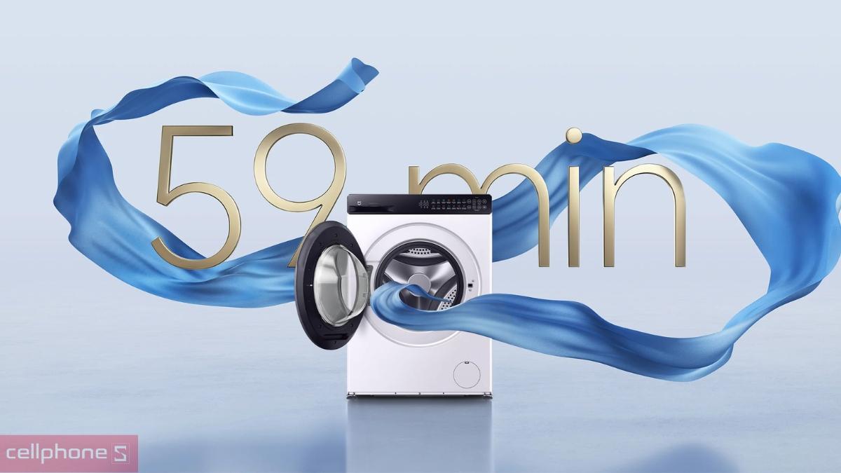 Quy trình giặt sấy máy giặt sấy Mijia cửa ngang giặt 9kg - sấy 6kg 2026 (WD090MJA08VN)