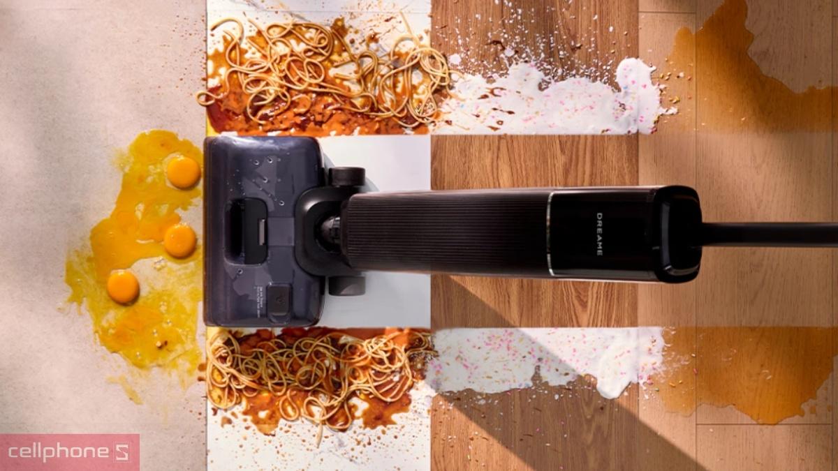 Máy hút bụi lau nhà cầm tay Dreame H16 GT sở hữu lực hút 21.000 Pa làm sạch bụi và mảnh vụn hiệu quả