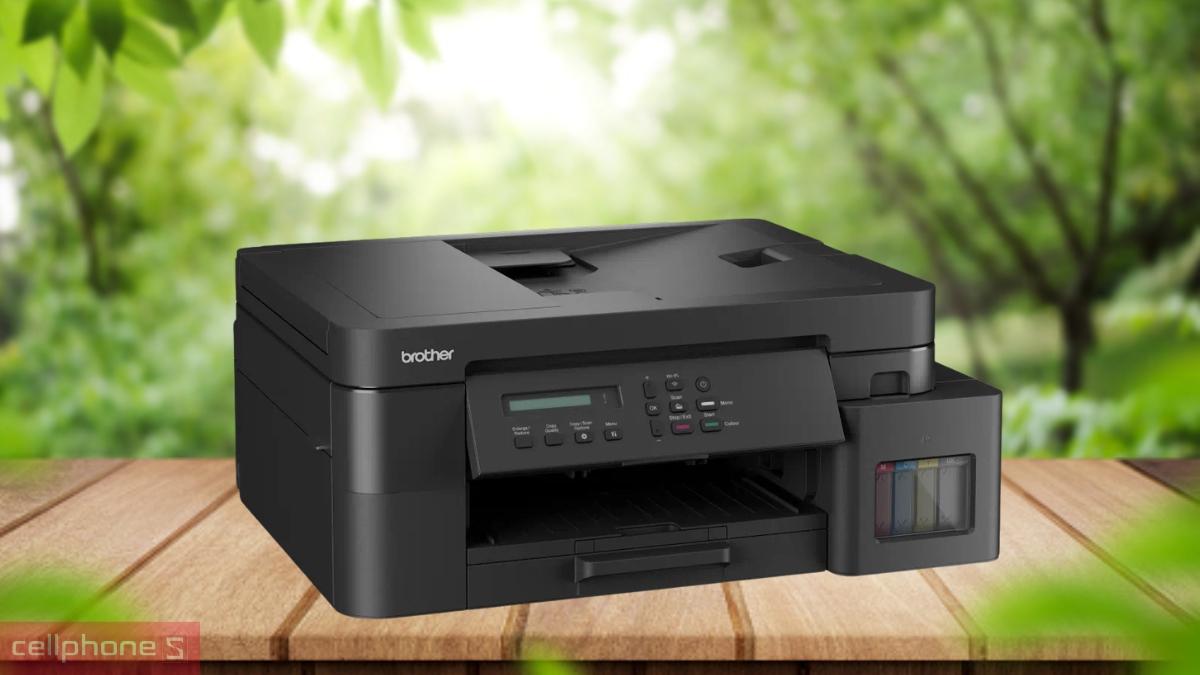 Cổng kết nối máy in phun màu Brother DCP-T830DW đa chức năng
