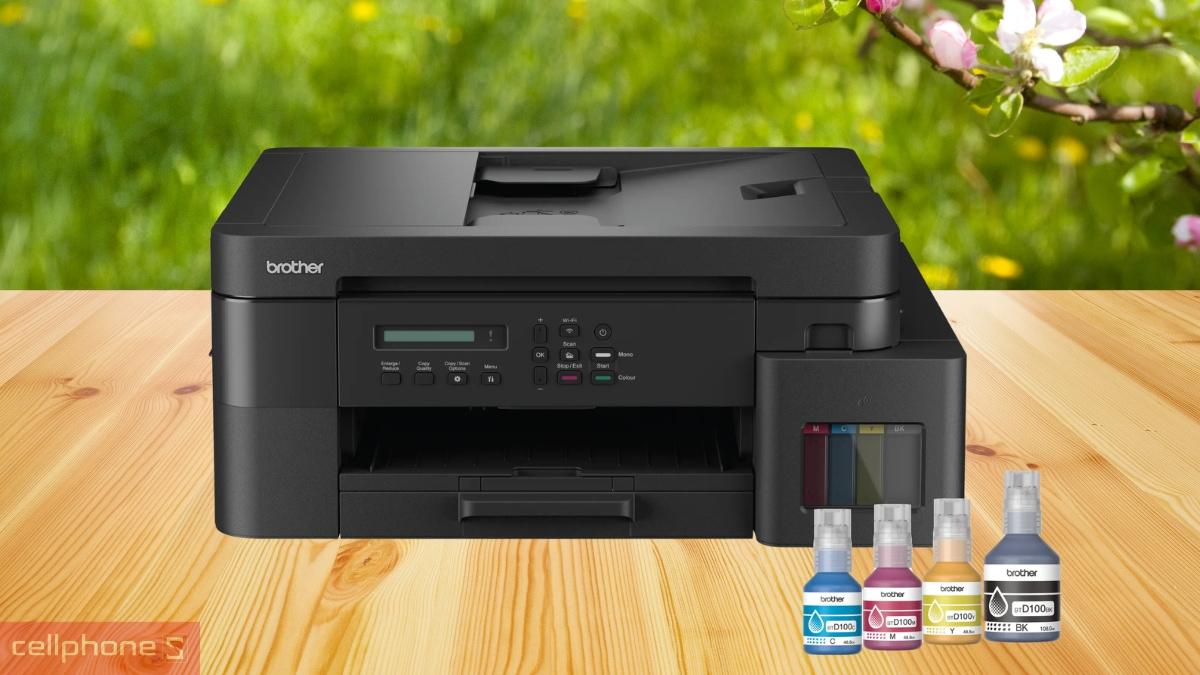 Kích thước máy in phun màu Brother DCP-T830DW đa chức năng
