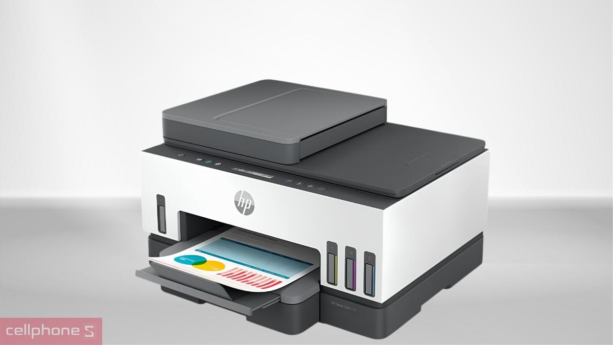 Bộ mực máy in phun màu HP Smart Tank 750 đa chức năng
