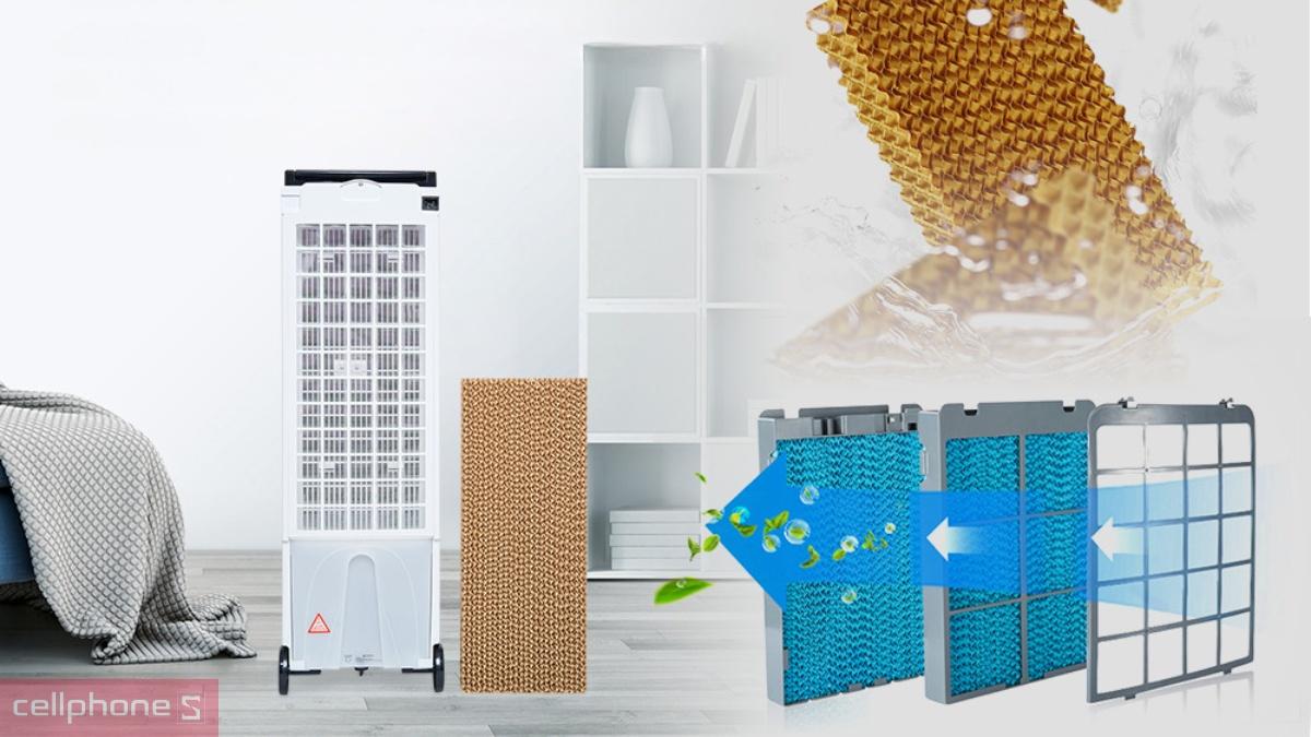 Các chế độ gió của máy làm mát không khí Sunhouse SHD7719