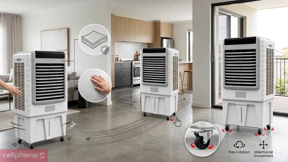 Thiết kế máy làm mát không khí Sunhouse SHD7776