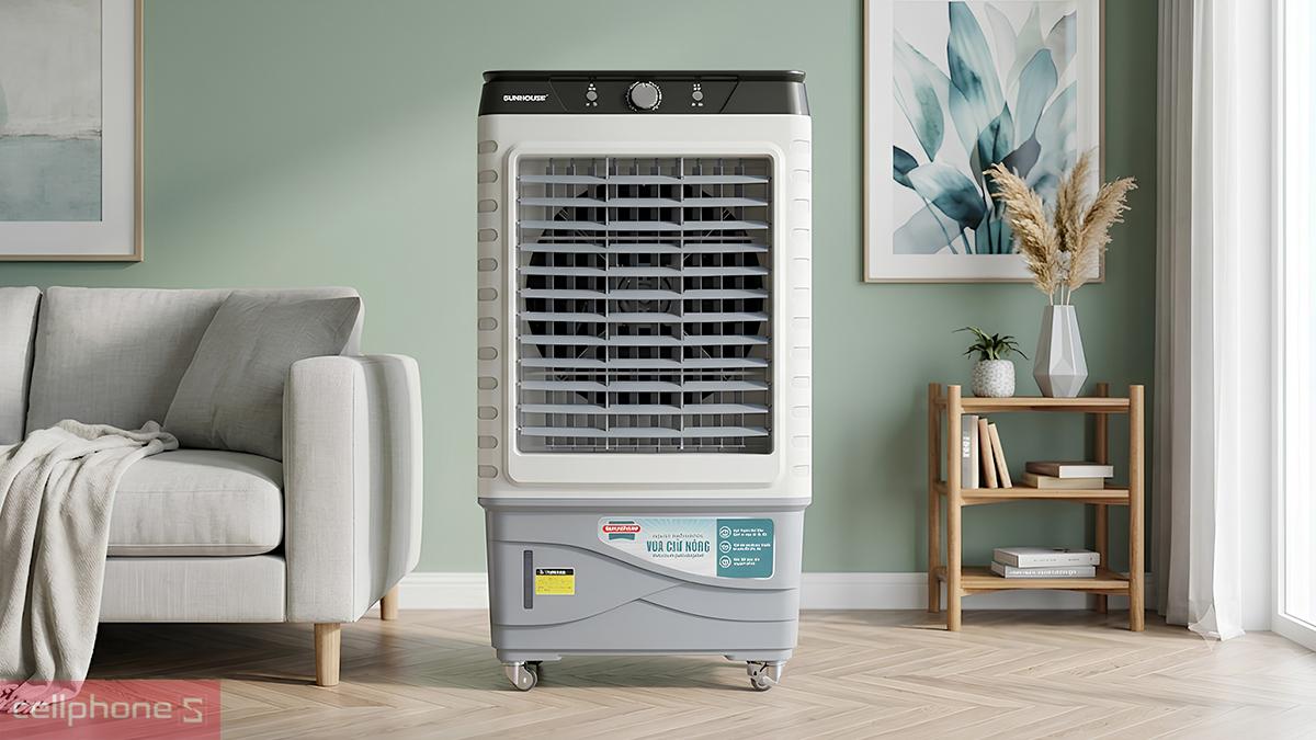 Máy làm mát không khí Sunhouse SHD7789 có thể chạy liên tục trong 12 giờ