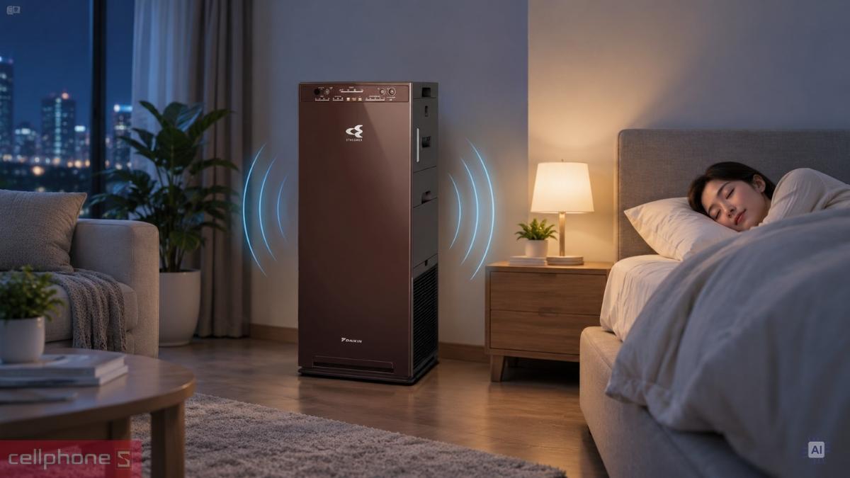 Máy lọc không khí Daikin MCK555AVMV có độ ồn 53dB