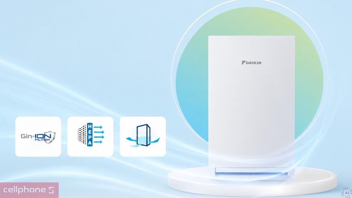Độ ồn máy lọc không khí Daikin MCQ30ZVM7-A