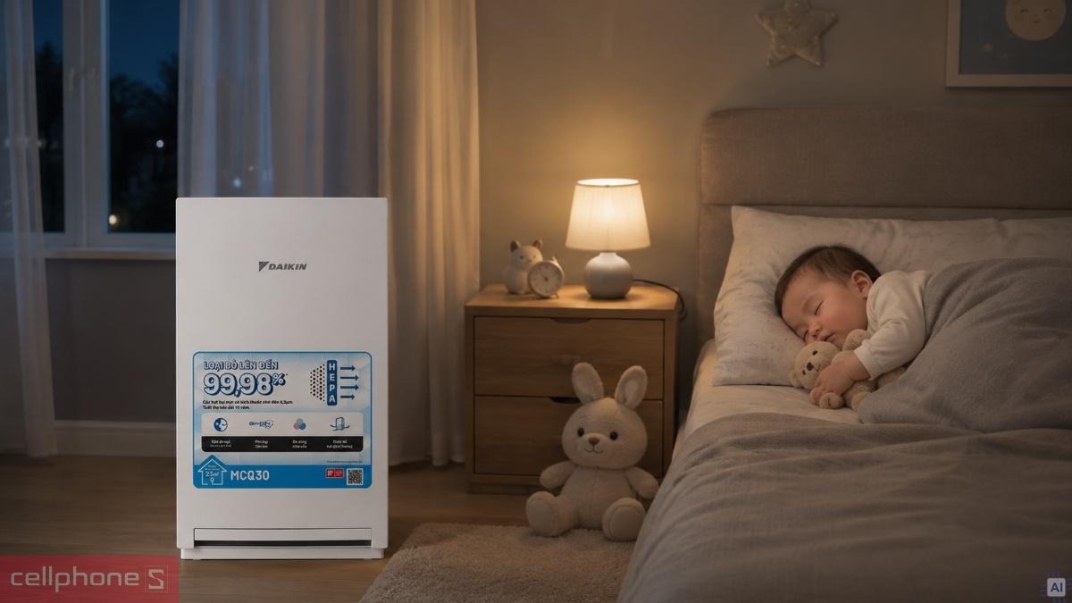 Chế độ máy lọc không khí Daikin MCQ30ZVM7-A