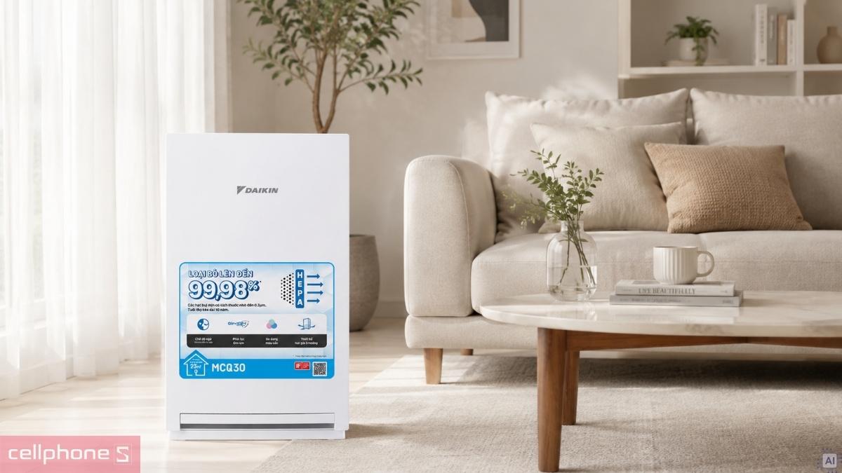 Thiết kế máy lọc không khí Daikin MCQ30ZVM7-A