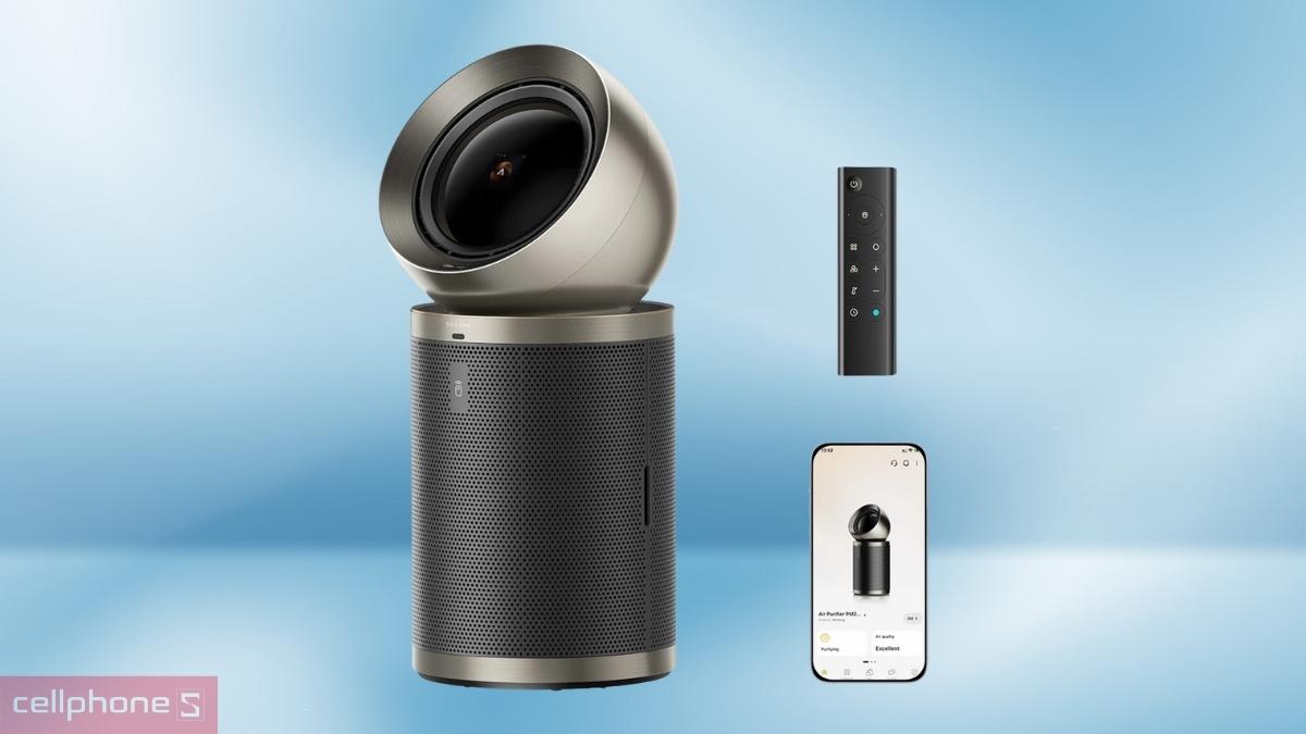 Theo dõi chỉ số không khí qua ứng dụng Dreamehome của máy lọc không khí Dreame PM20 Pro