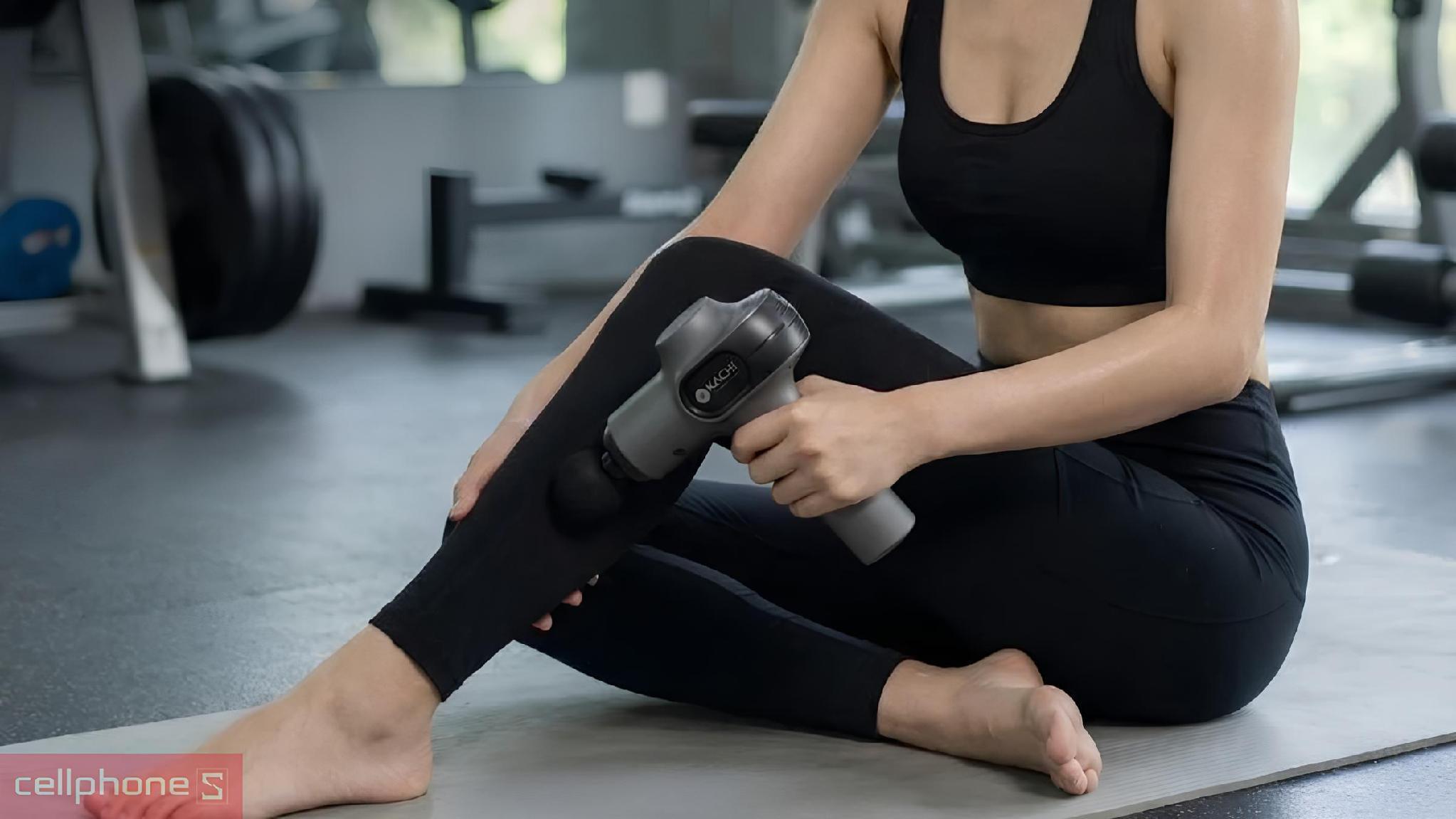 Thời lượng pin bền bỉ của máy massage cầm tay Kachi MK377