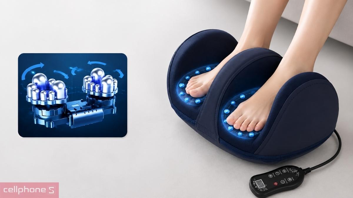 Thiết kế máy massage chân Kachi MK418