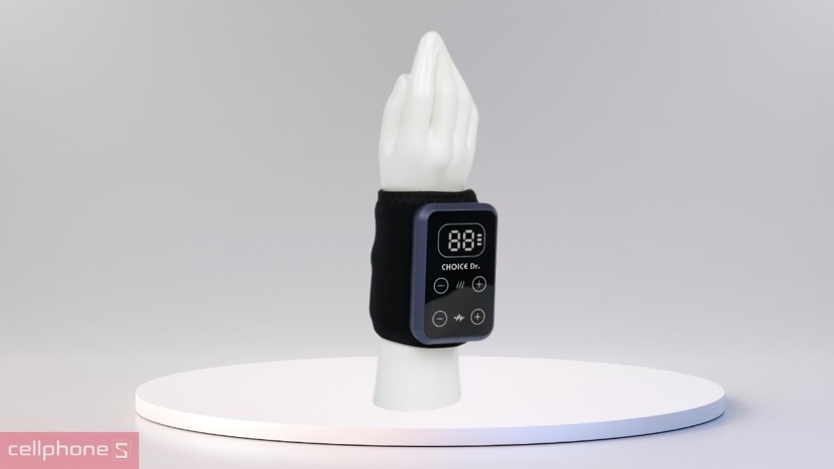 Màn hình của máy massage cổ và bàn tay Choice Dr DC-003