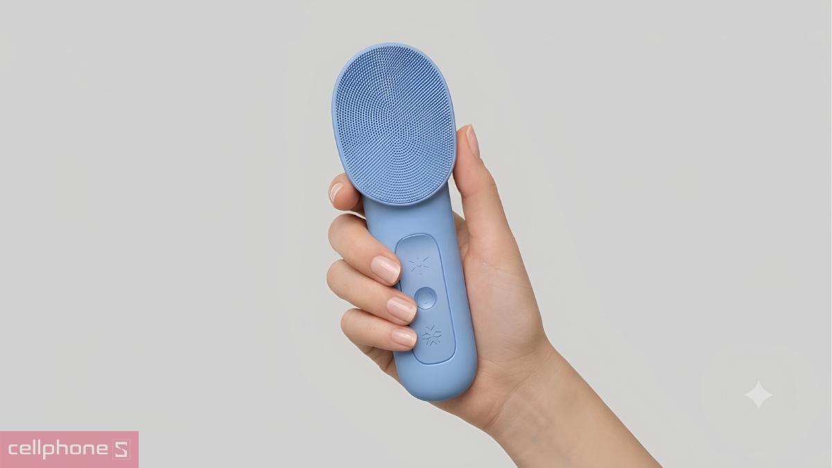 Thân máy rửa mặt Emmié đa năng Sonic Radiant 5-in-1 Beauty Device gọn nhẹ, dễ dàng cầm nắm