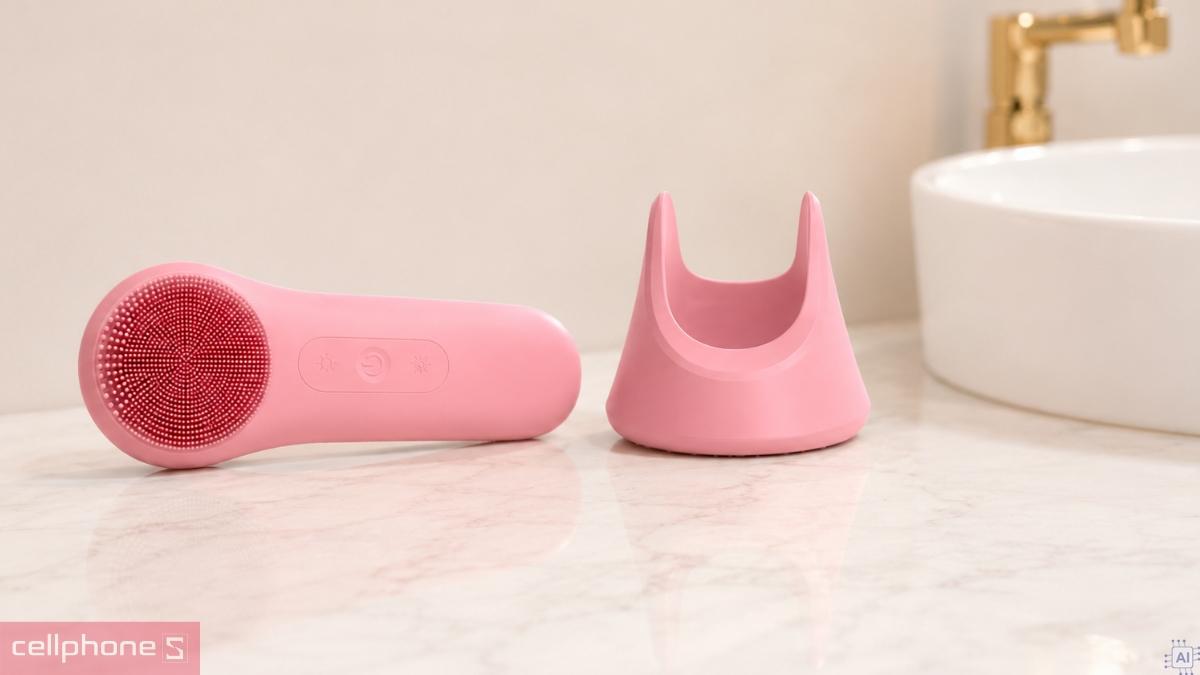 Máy rửa mặt Emmié đa năng Sonic Radiant 5-in-1 Beauty Device Deluxe Mini Edition đạt nhiều chứng nhận an toàn