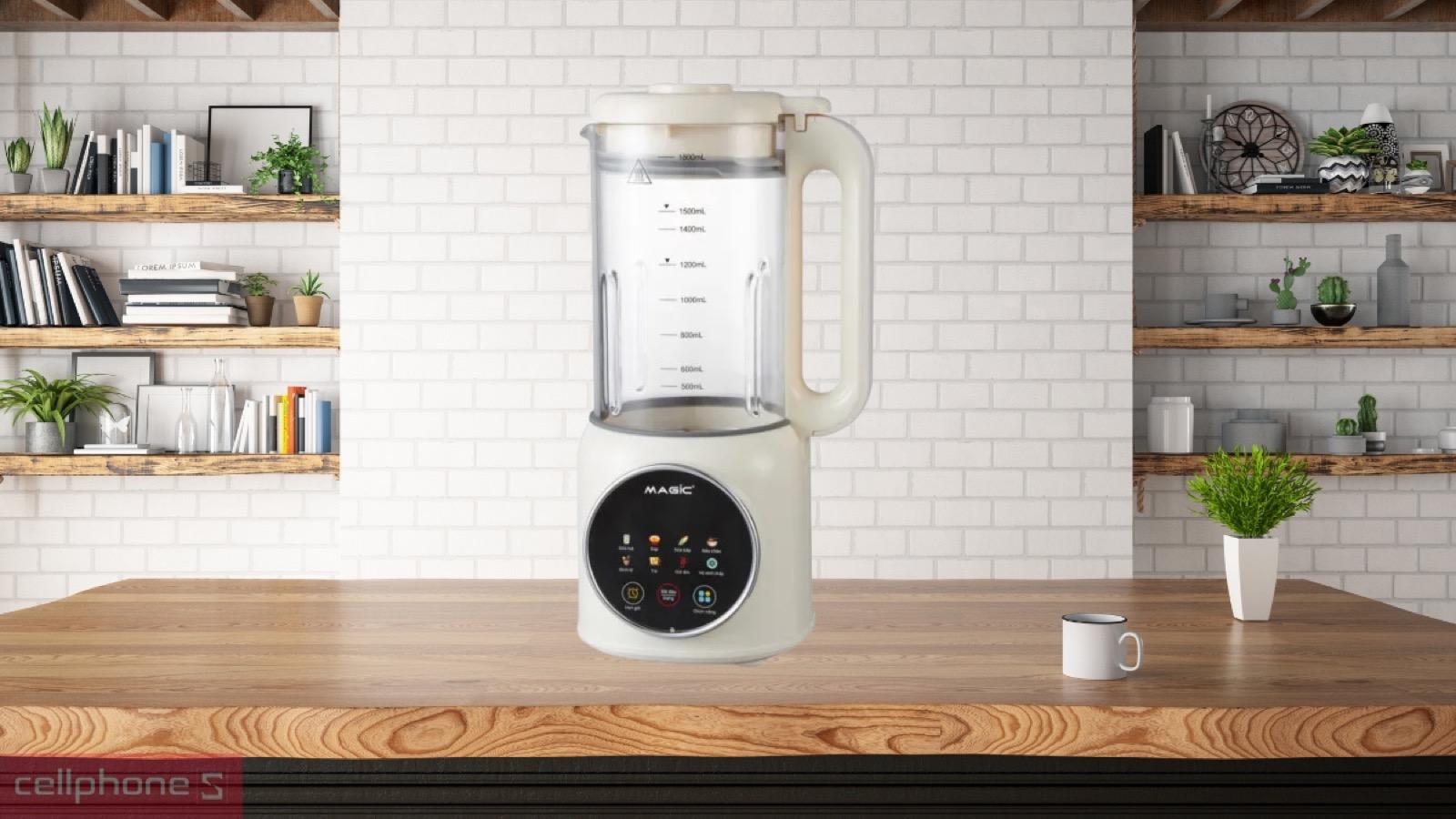 Cối thủy tinh Borosilicate chịu nhiệt của Máy xay sữa hạt Magic A-104 an toàn khi đun nấu