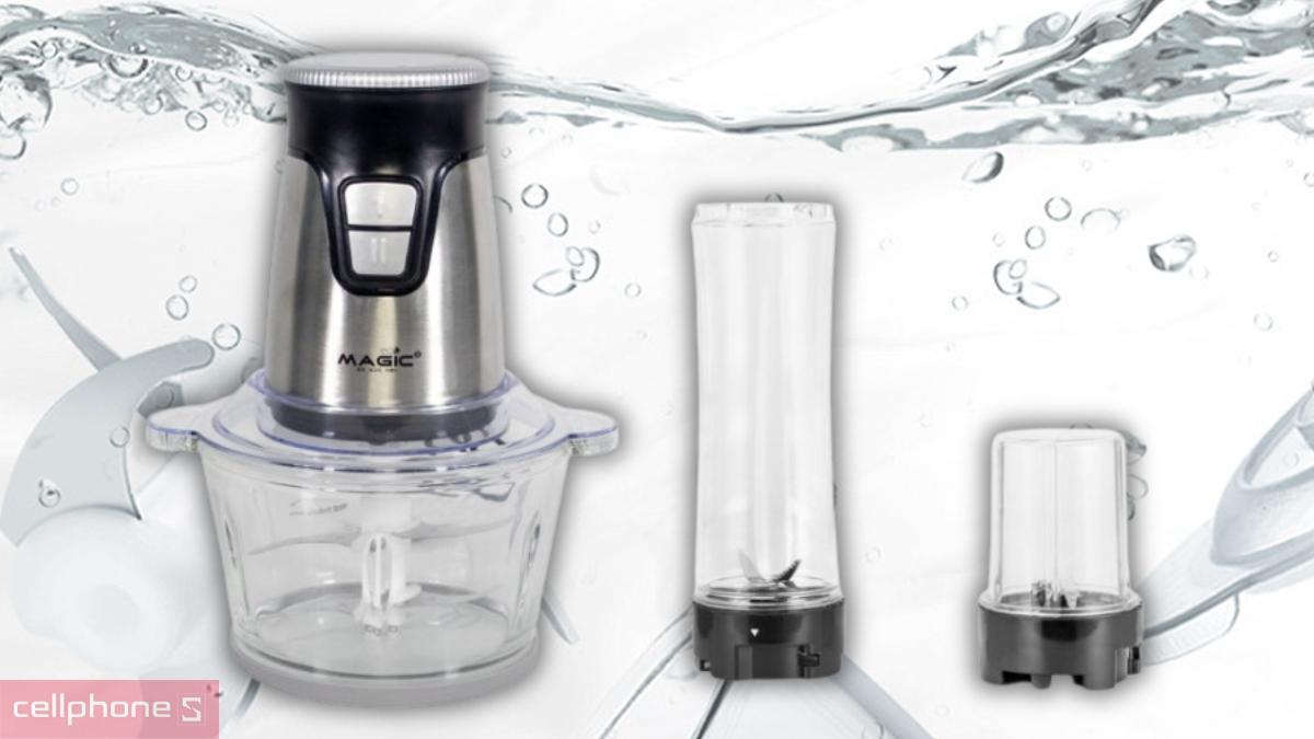 Thiết kế dễ tháo rời của máy xay thực phẩm đa năng 3 in 1 Magic Eco AC-17