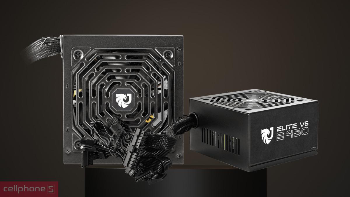 Hệ thống kết nối nguồn máy tính Jetek Elite V6 E450 450W