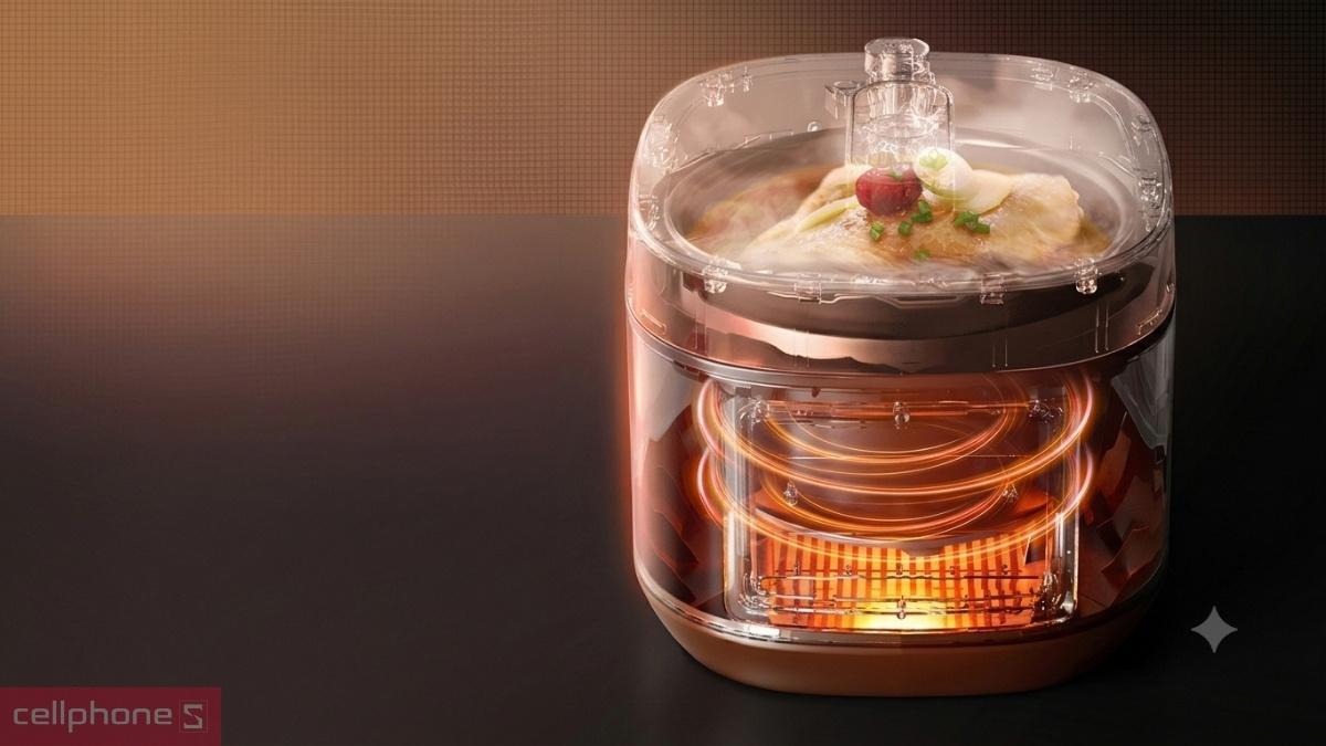 Công suất, dung tích của nồi áp suất điện Sunhouse SHD1580