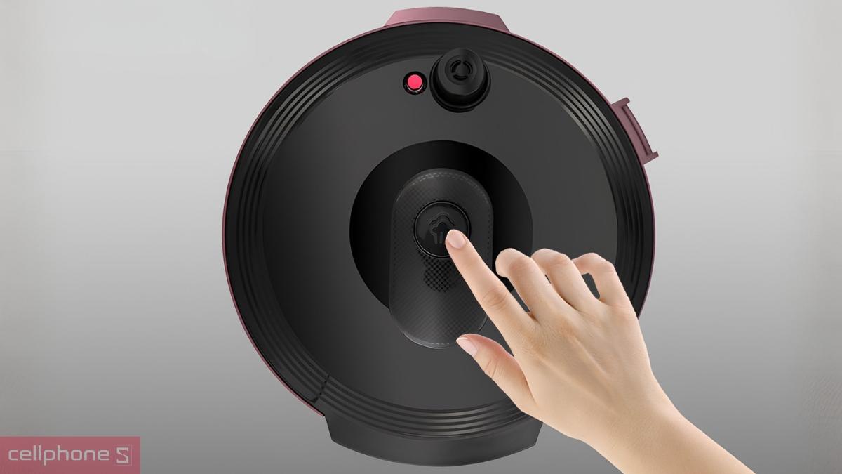 Nồi áp suất điện Sunhouse SHD1657 trang bị van xả 1 áp an toàn hơn khi mở nắp