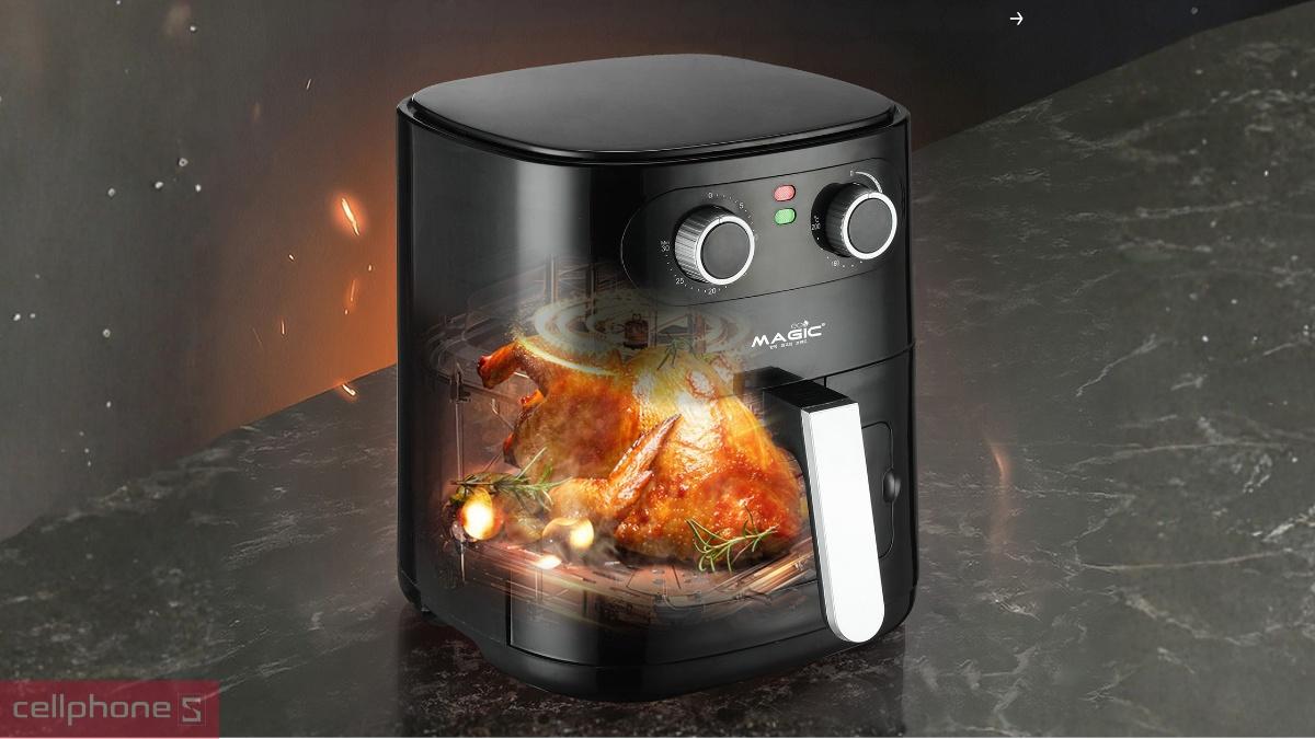 Công suất và công nghệ của nồi chiên không dầu MAGIC Eco AC-126