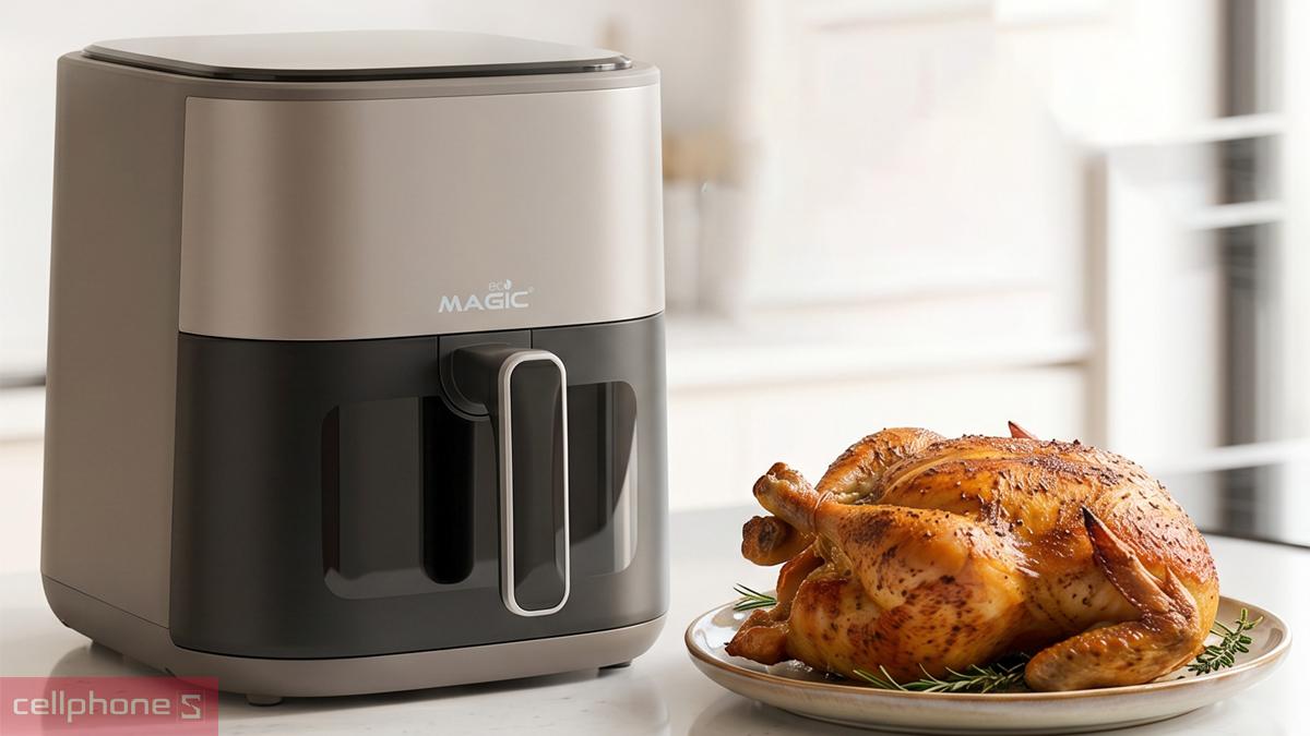 Thiết kế của nồi chiên không dầu MAGIC Eco AC-163