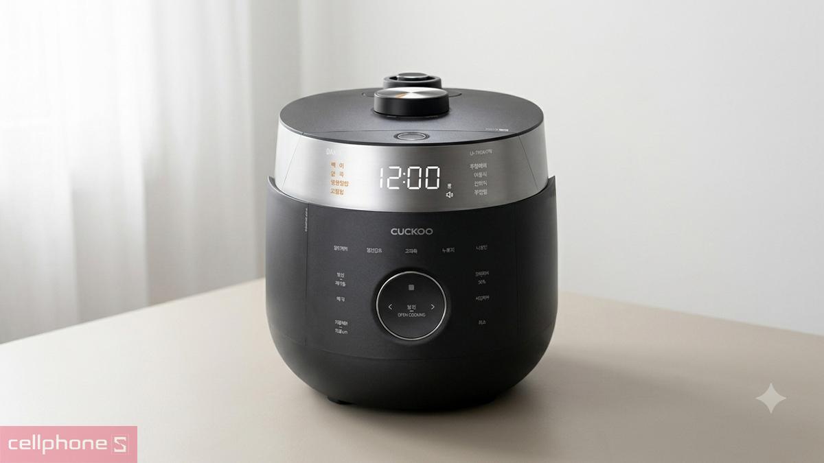 Nồi cơm điện tử cao tần áp suất Cuckoo CRP-LHTR0609F phục vụ tốt gia đình nhỏ và người bận rộn