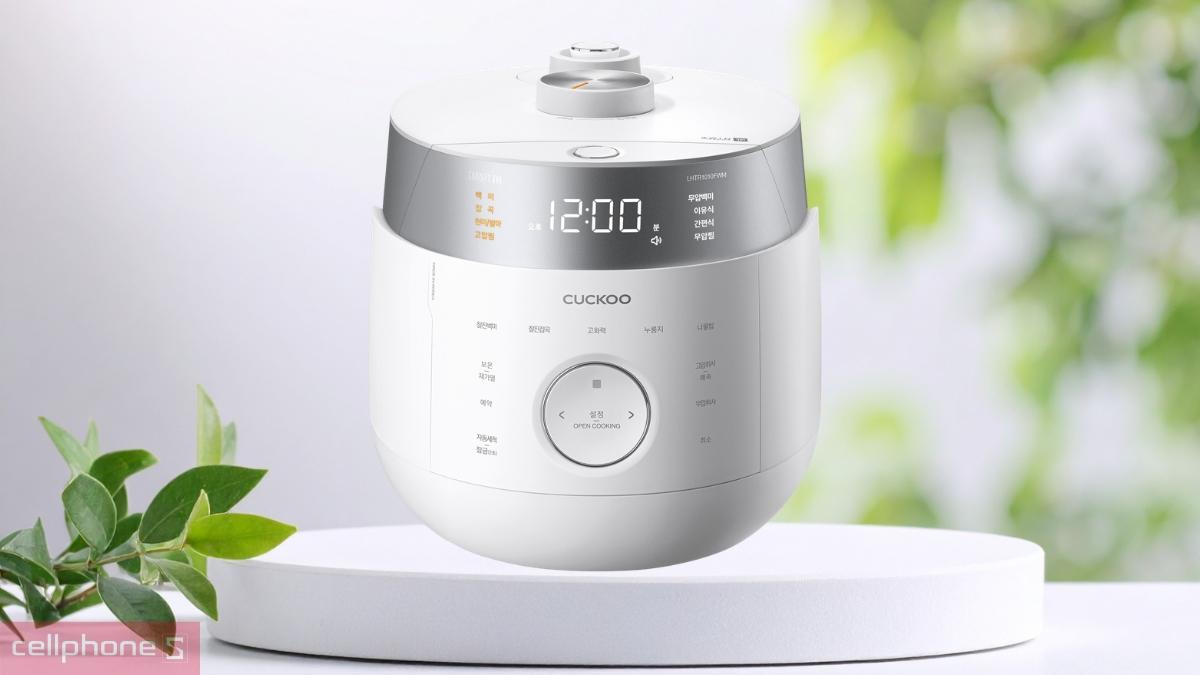 Nồi cơm điện tử cao tần áp suất Cuckoo CRP-LHTR1009F phù hợp cho gia đình đông thành viên