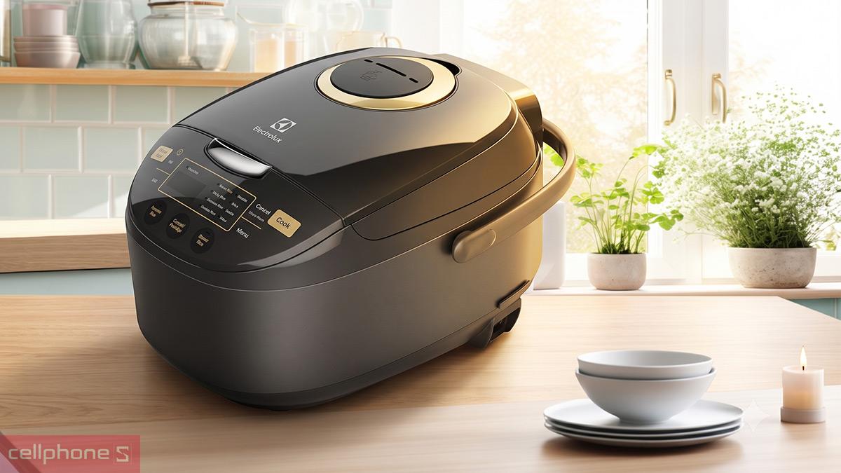Nồi cơm điện tử Electrolux E7RC1-550K trang bị công nghệ nấu 3D