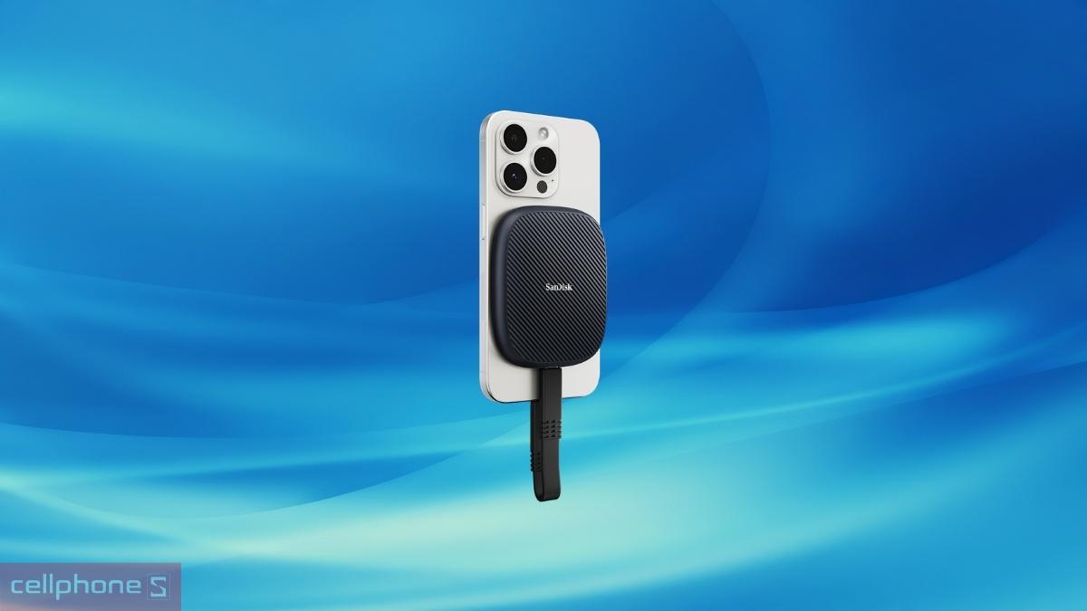 Dung lượng ổ cứng di động SSD SanDisk Phone With MagSafe 1TB