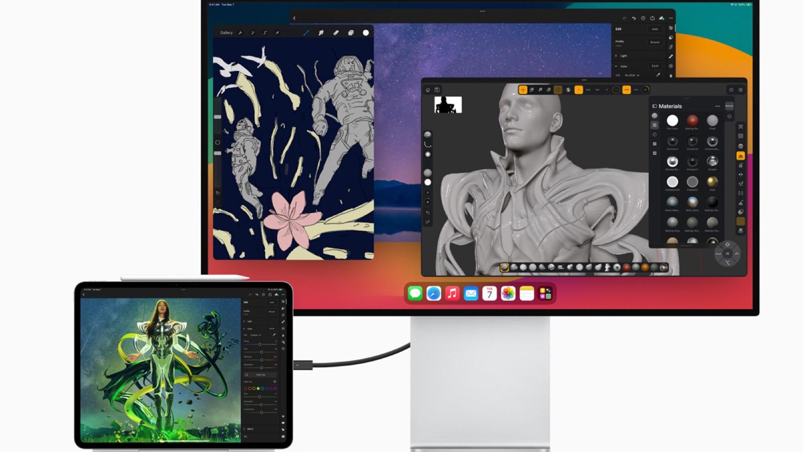iPad Pro M4 hỗ trợ kết nối màn hình ngoài phục vụ công việc sáng tạo