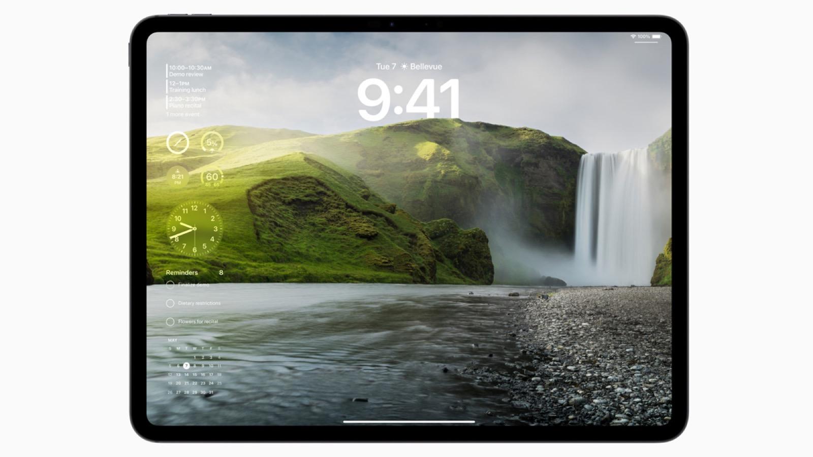Màn hình Ultra Retina XDR trên iPad Pro M4 hiển thị sắc nét