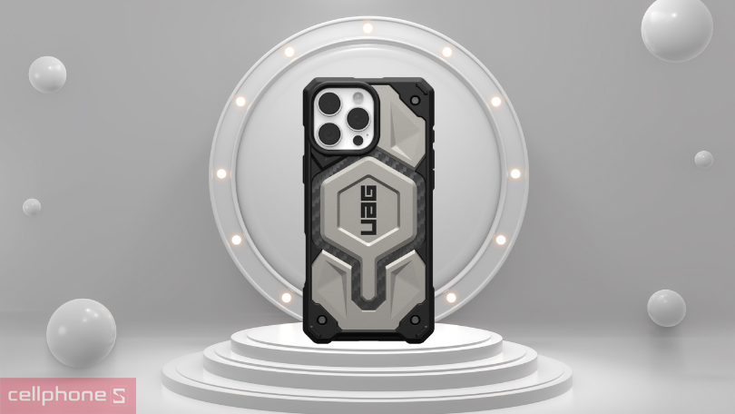 Ốp lưng iPhone 16 Pro Max UAG Monarch Pro Titanium - Thẩm mỹ và bền bỉ