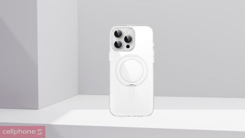 Thiết kế ốp iPhone 16 Pro Max Wiwu MCC-201 Clear
