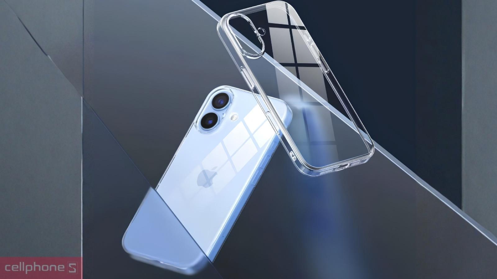 Phần viền ôm sát tăng khả năng bảo vệ của Ốp lưng iPhone 17 Memumi trong suốt