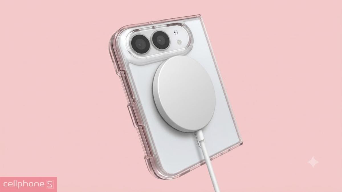 Tương thích Magsafe ốp lưng iPhone Duo Zagg Crystal Palace Lite With Magsafe Clear