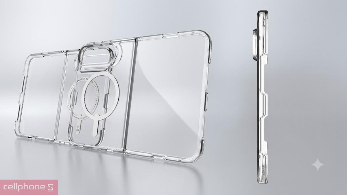 Thiết kế ốp lưng iPhone Duo Zagg Crystal Palace Lite With Magsafe Clear