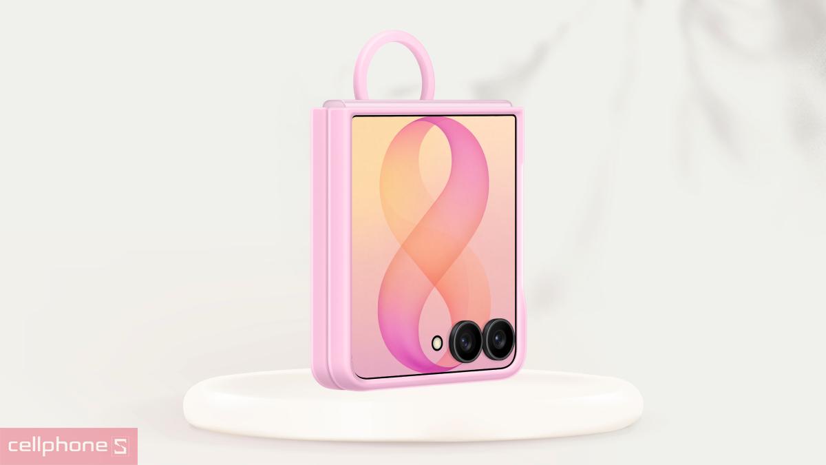 Thiết kế ôm sát của Ốp lưng Samsung Galaxy Z Flip 8 chính hãng silicone kèm vòng with MagSafe