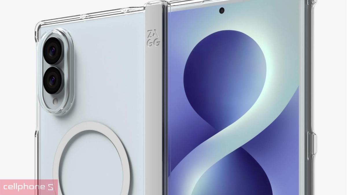 Khả năng kháng sốc ốp lưng Samsung Galaxy Z Fold 8 ZAGG Crystal Palace with Magsafe