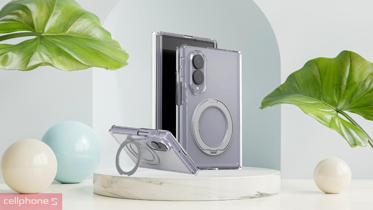 Khả năng bảo vệ ốp lưng Samsung Galaxy Z Fold 8 Araree Duple 360 M Stand