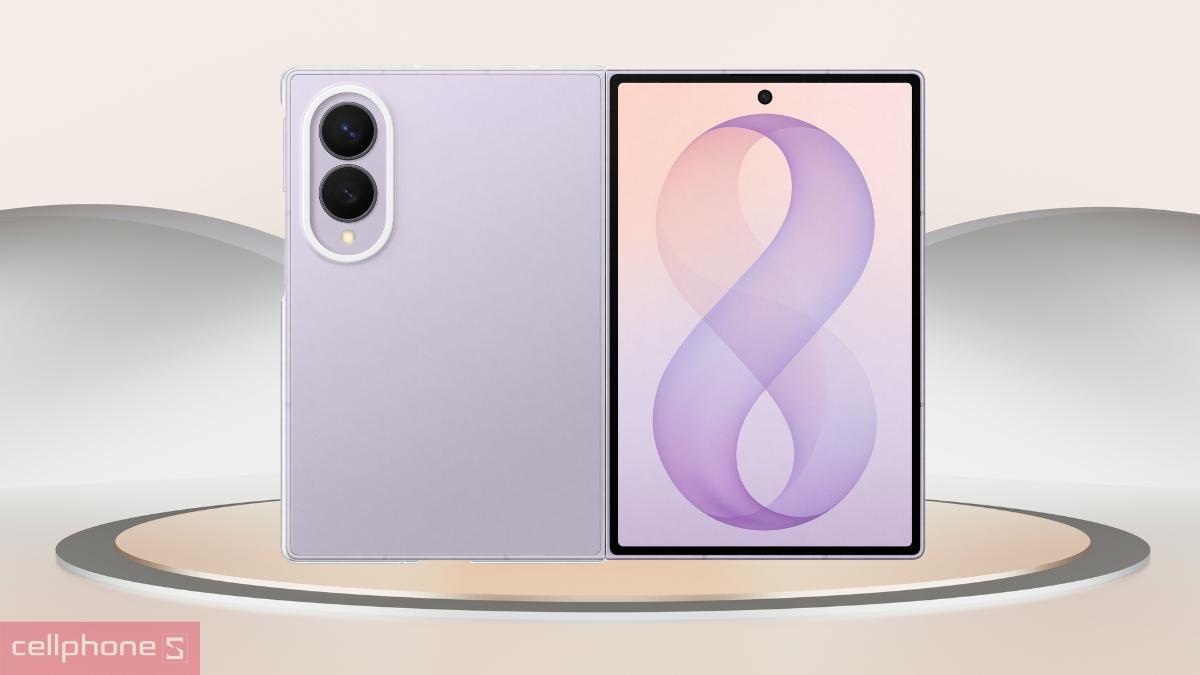 Phần góc và khung viền gia cố của ốp lưng Samsung Galaxy Z Fold 8 chính hãng