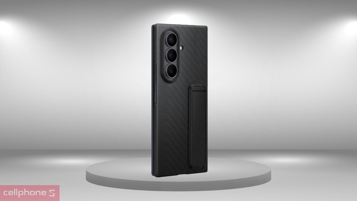 Chất liệu ốp lưng Samsung Galaxy Z Fold 8 Ultra chính hãng Carbon Standing