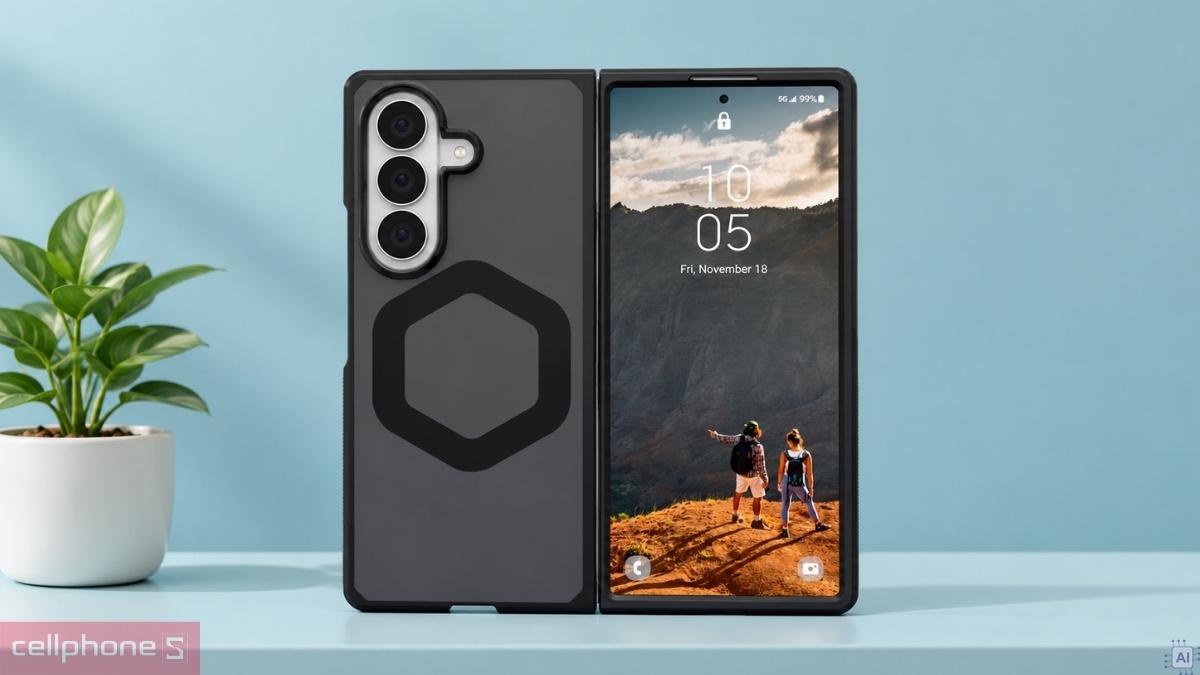 Module nam châm ốp lưng Samsung Galaxy Z Fold 8 Ultra UAG Mouve With Magsafe