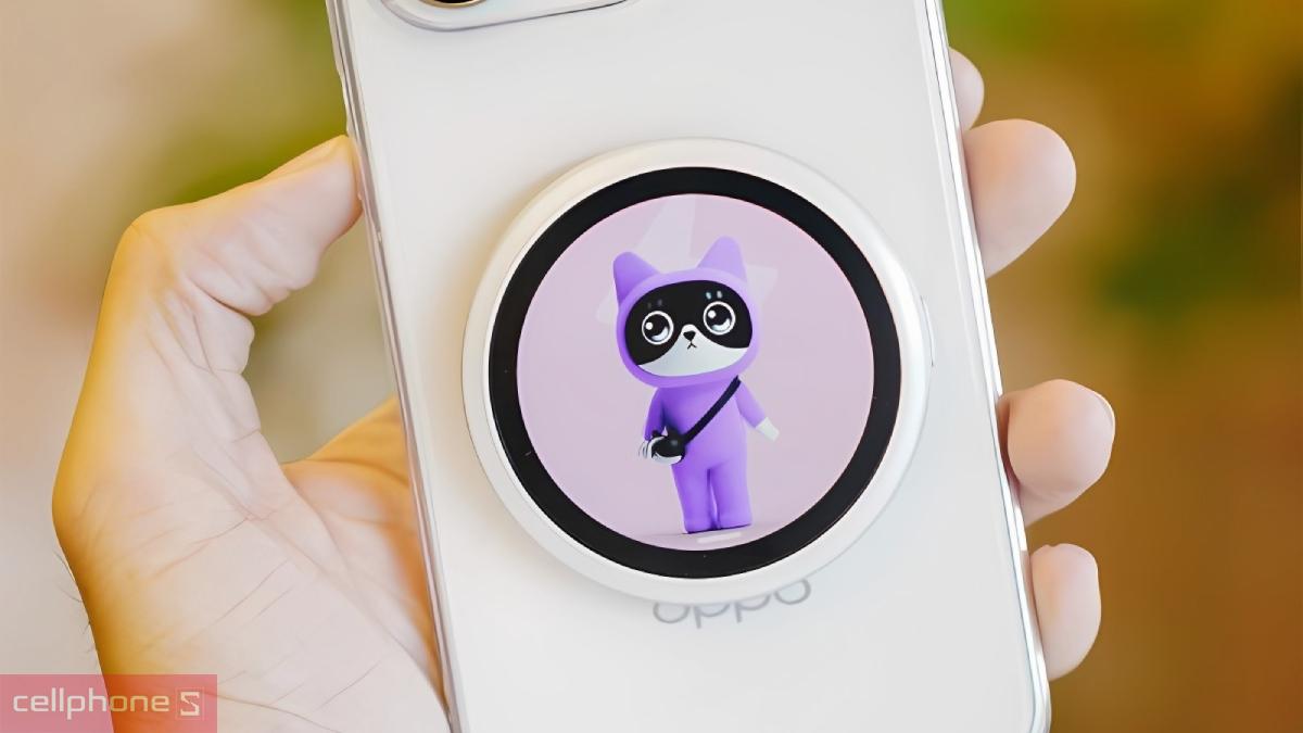 Thiết kế màn hình selfie Oppo Bubble