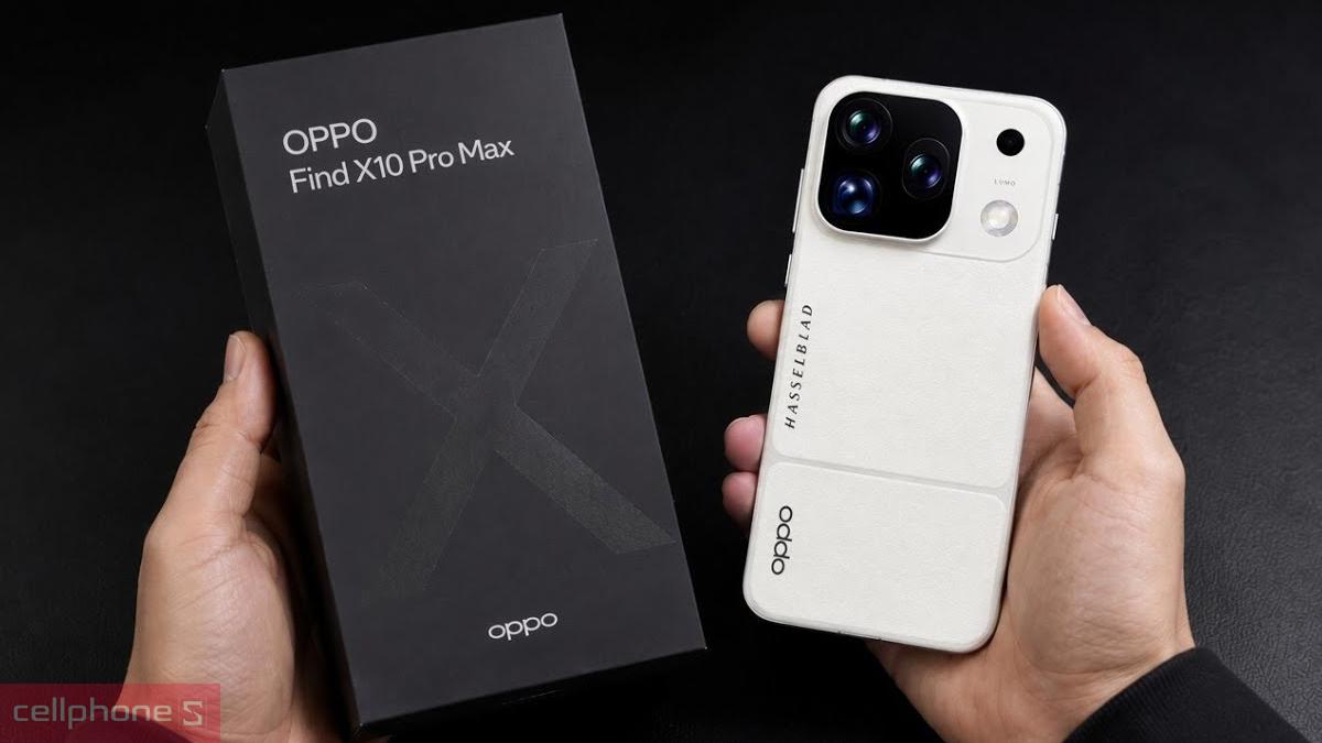 Pin 8000mAh hỗ trợ sạc nhanh 80W và sạc không dây 50W trên OPPO Find X10 Pro Max
