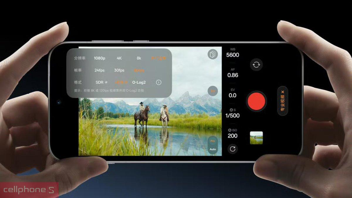 Quay video 8K Log toàn tiêu cự trên OPPO Find X10 Pro Max