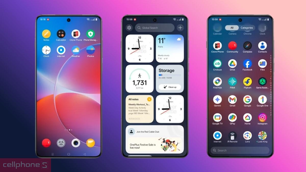 Giao diện ColorOS 17 trên nền tảng Android 17 của OPPO Find X10 Pro Max